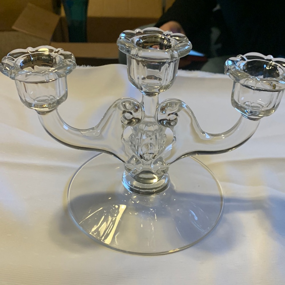 Cambridge wildflower 3 tier candleholder